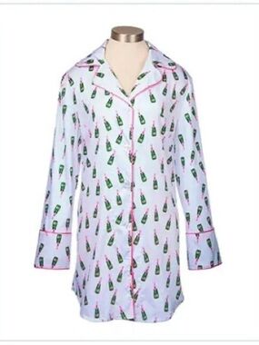 *NWT* Toss Designs Champagne Design Nightshirt, Size L/XL